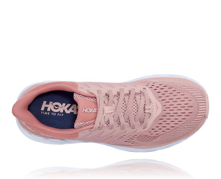 Tenis Hoka One One Feminino Rosa - Clifton 7 - 397-WOGEMJ